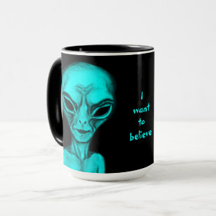 Alien , I want to believe Mug