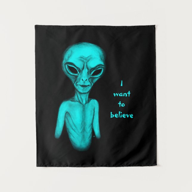 Alien , I want to believe Tapestry (Front)