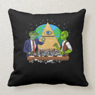 Alien Illuminati Cushion