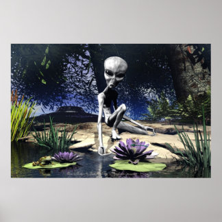 Alien in Nature By Michelle Wilder Poster