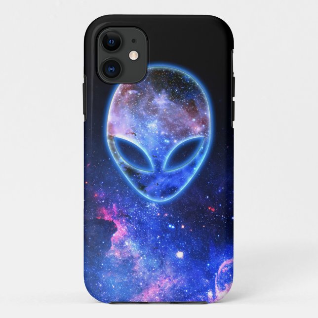 Alien in Space Case-Mate iPhone Case (Back)