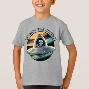 Alien in Spaceship T-Shirt
