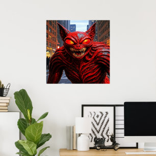 Alien in The City AI Alien  Poster