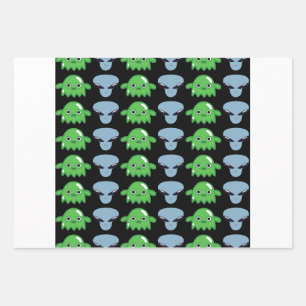 Alien intergalactic Gift Wrapping Paper