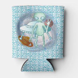 Alien Invader Can Cooler