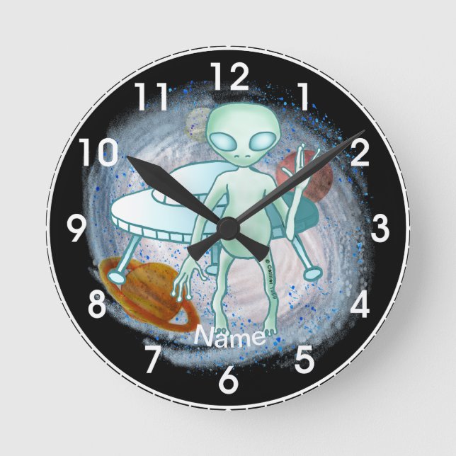 Alien Invader   Clock (Front)
