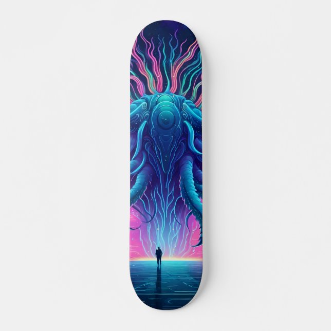 Alien Invader Skateboard (Front)