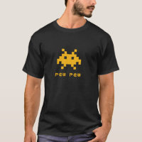 Alien Invaders Pew Space 8 bit Retro Video Game Gi