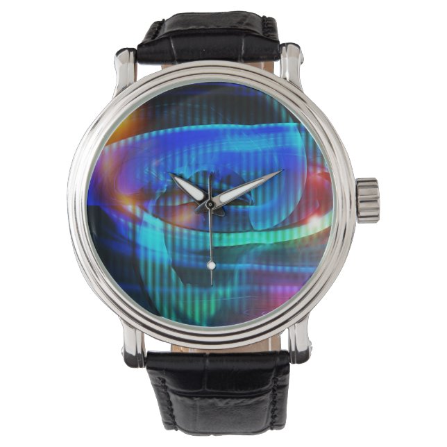Alien Invasion Abstract III Watch (Front)