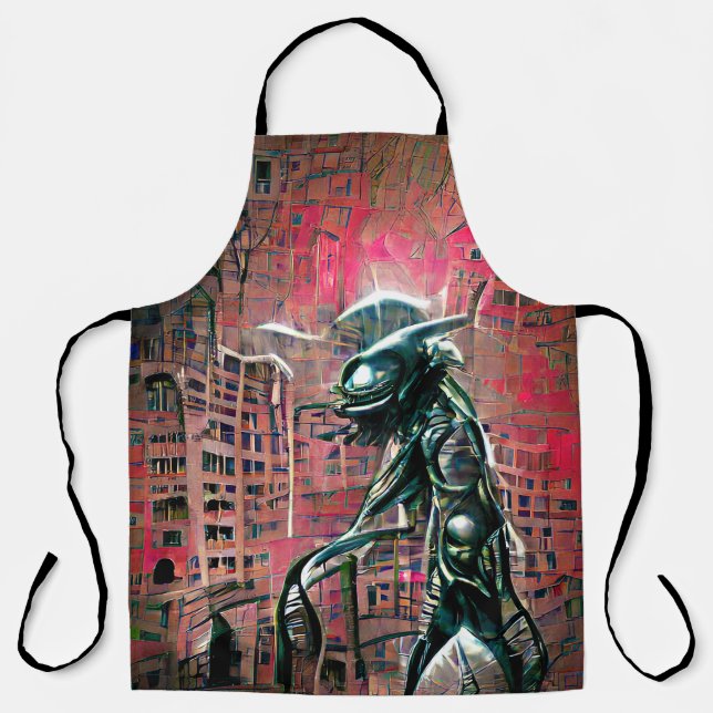 Alien Invasion Apron (Front)