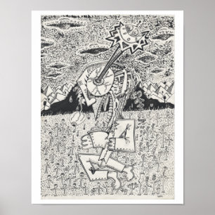 Alien Invasion, or, The Seeding, by Brian Benson Poster