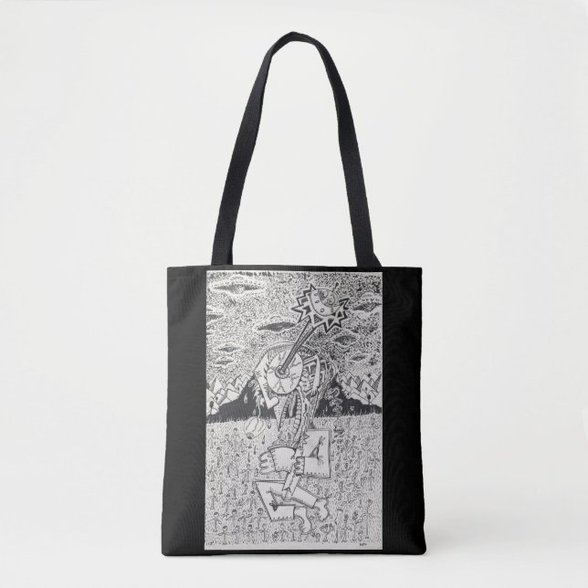 Alien Invasion, or, The Seeding Tote Bag (Front)