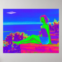 Alien Invasion Pop Art