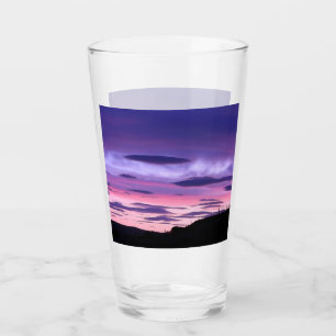 Alien Invasion Sunset Glass – Sci‑Fi Fantasy