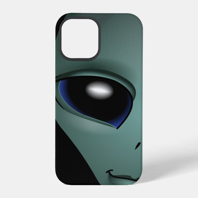 Alien iPhone 12 Case Cute ET Cellphone Alien Cases (Back)