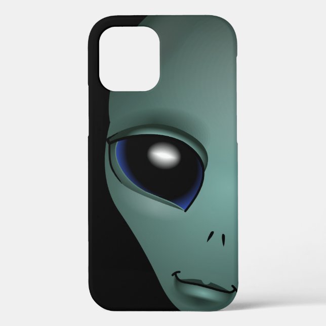 Alien iPhone 12 Case Cute ET Cellphone Alien Cases (Back)