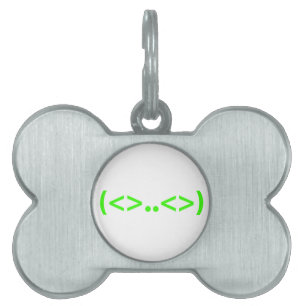 ALIEN Japanese Emoticon Pet ID Tag