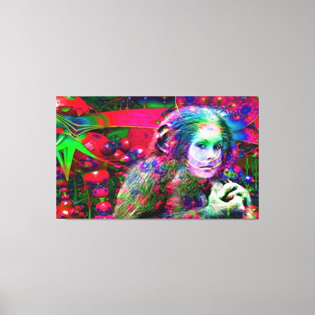 Alien Jungle Canvas Print (Front)