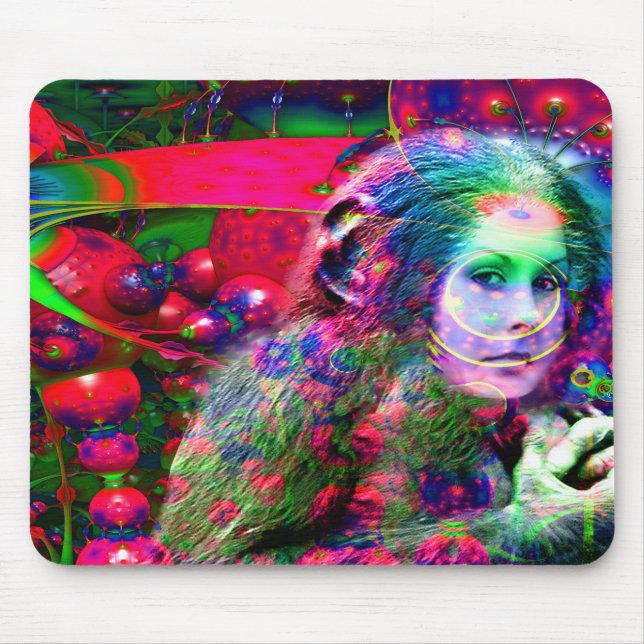 Alien Jungle Mouse Mat (Front)