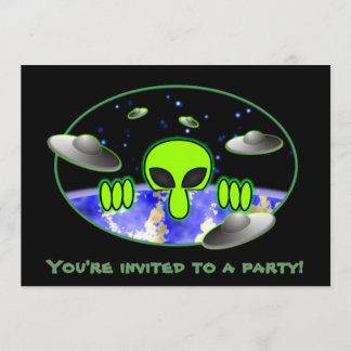 Alien Kilroy Invitations