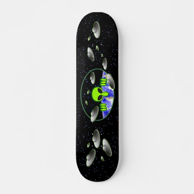 Alien Kilroy Skateboard (Front)
