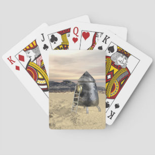 Alien Lander Playing Cards