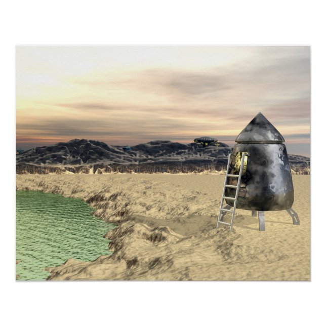 Alien Lander Poster (Front)