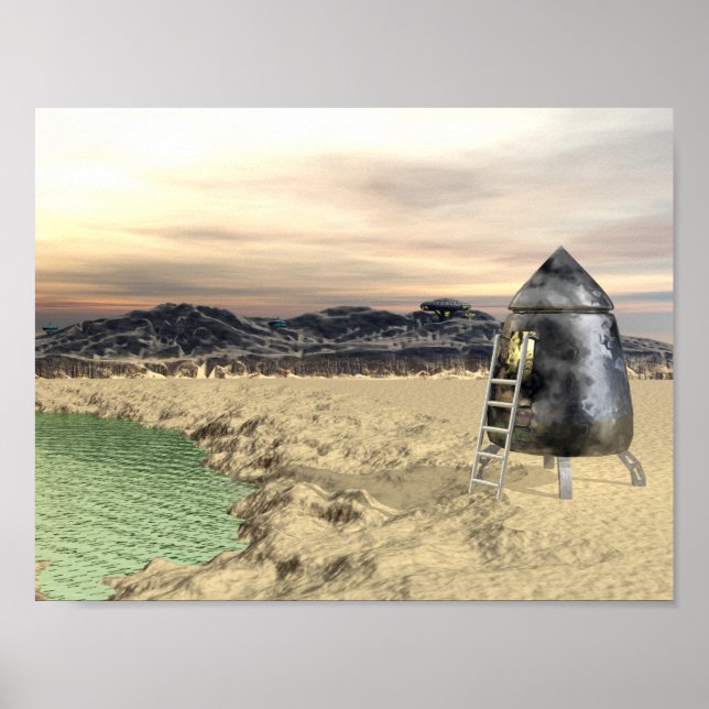 Alien Lander Poster (Front)
