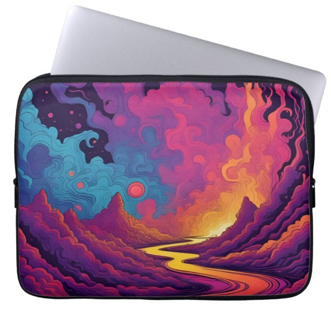 Alien Lands Laptop Sleeve (Front)