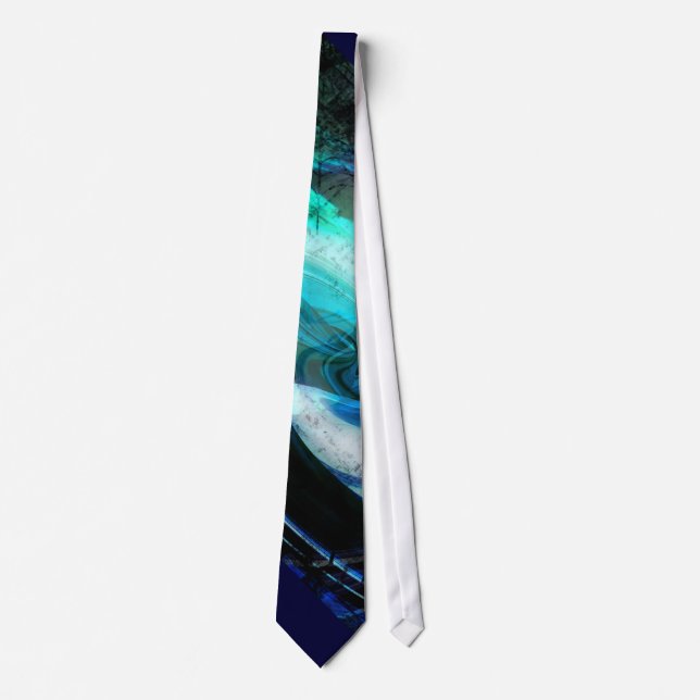 Alien Landscape Grunge Tie (Front)