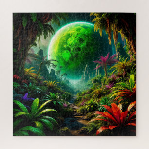 👽 Alien Landscape Jigsaw Puzzle Space Nature Gift