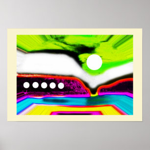 Alien landscape poster