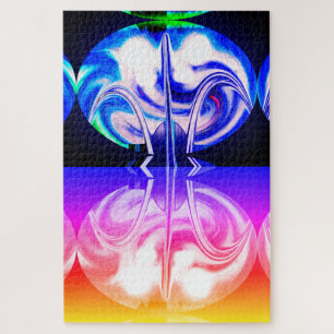 Alien life art jigsaw puzzle