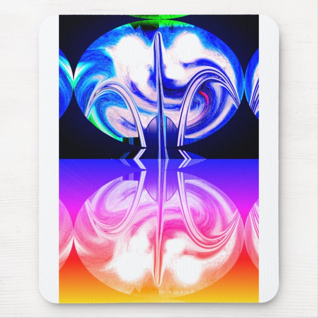Alien life art mouse mat (Front)