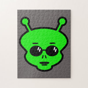 ALIEN LITTLE GREEN MAN JIGSAW PUZZLE