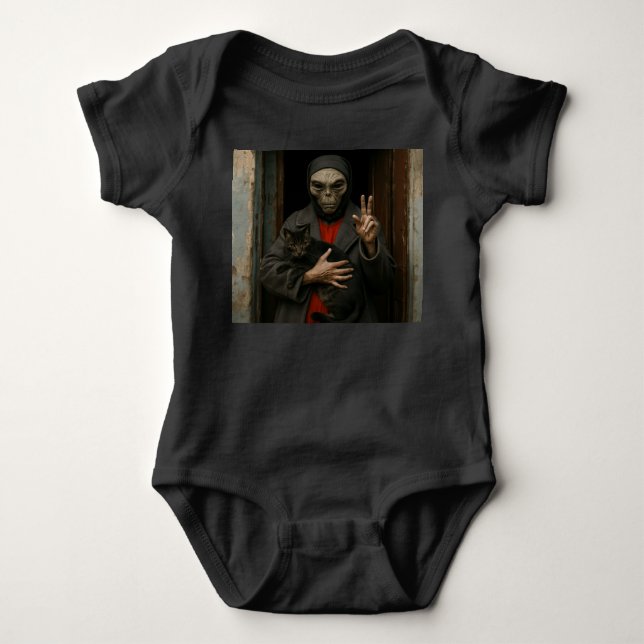 Alien Love Baby Bodysuit (Front)