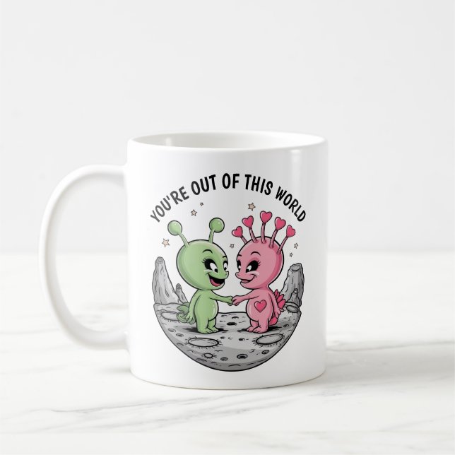 Alien Love  Coffee Mug (Left)