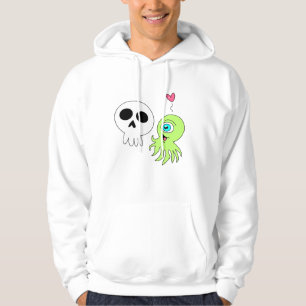 Alien Loves Skull Hoodie