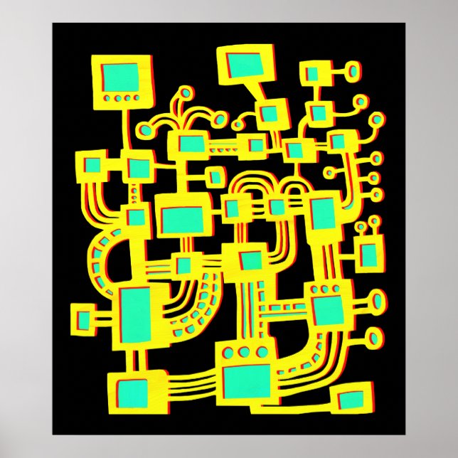 Alien Machine - Color Poster (Front)