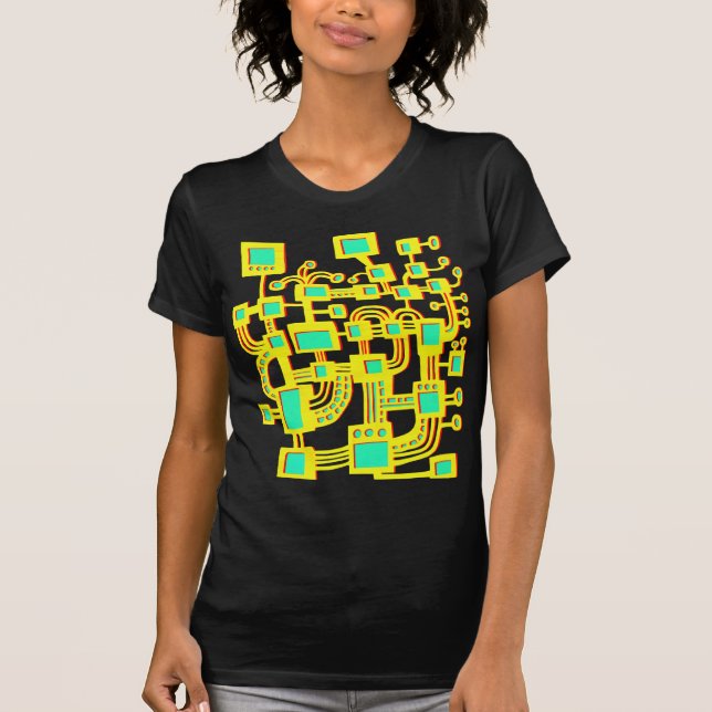 Alien Machine - Colour T-Shirt (Front)