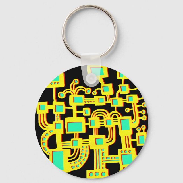 Alien Machine Key Ring (Front)