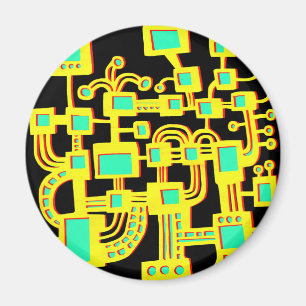 Alien Machine Magnet