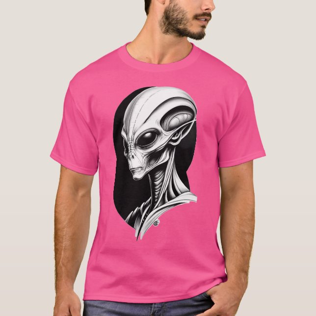 Alien Martian Ufo T-Shirt (Front)