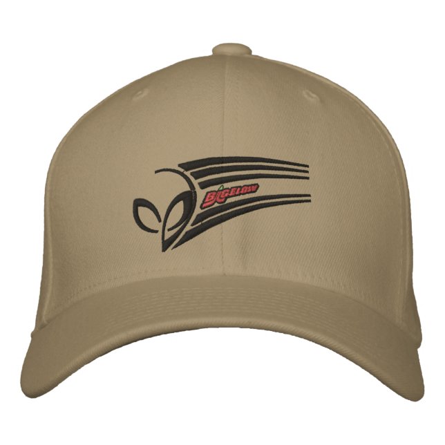 Alien Mascot Embroidered Baseball Cap (Front)