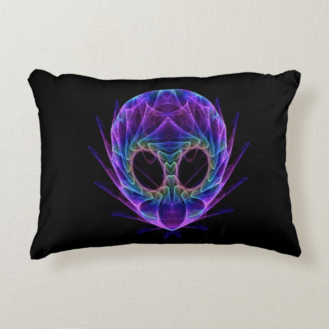Alien Mask Decorative Cushion (Front)