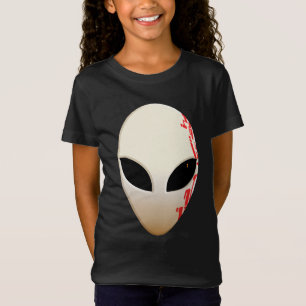Alien Mask with Futuristic Markings T-Shirt