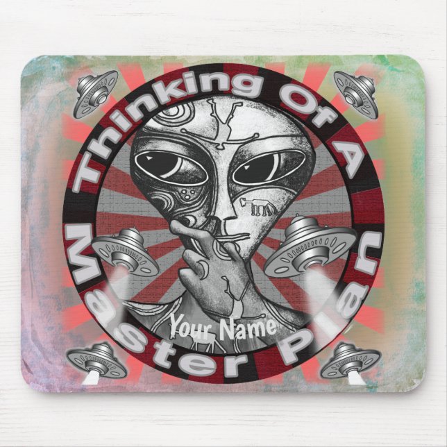 Alien Master Plan  Mouse Pad (Front)