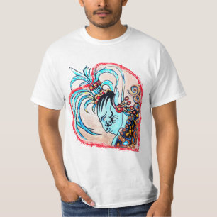 Alien Maya Elf Weird Heart T-Shirt