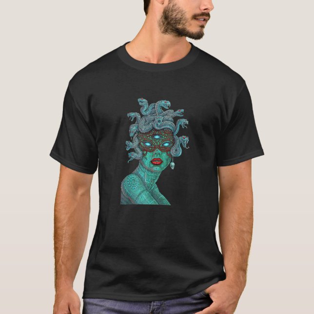 Alien Medusa Emek Artman T-Shirt (Front)