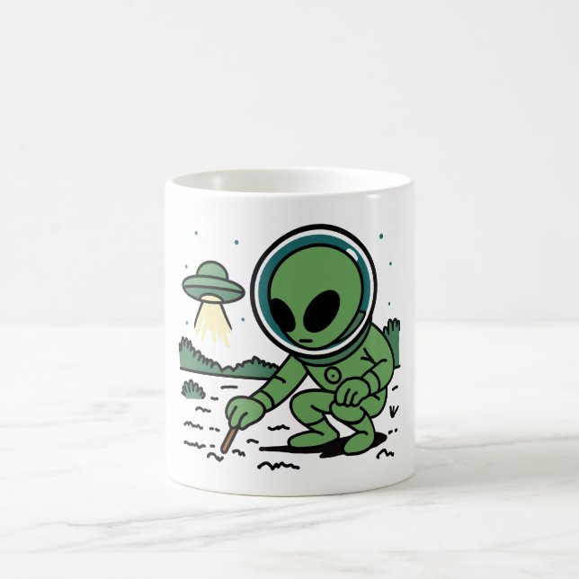 Alien Melancholy Coffee Mug (Center)